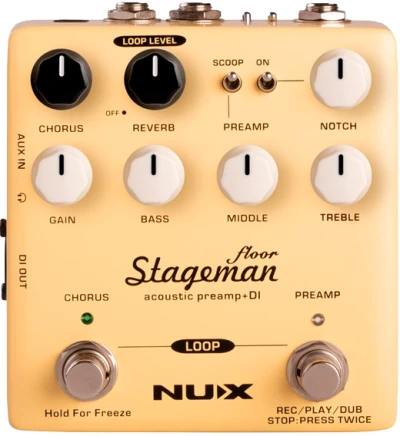 Предусилитель для акустической гитары Nux Stageman Floor NAP-5